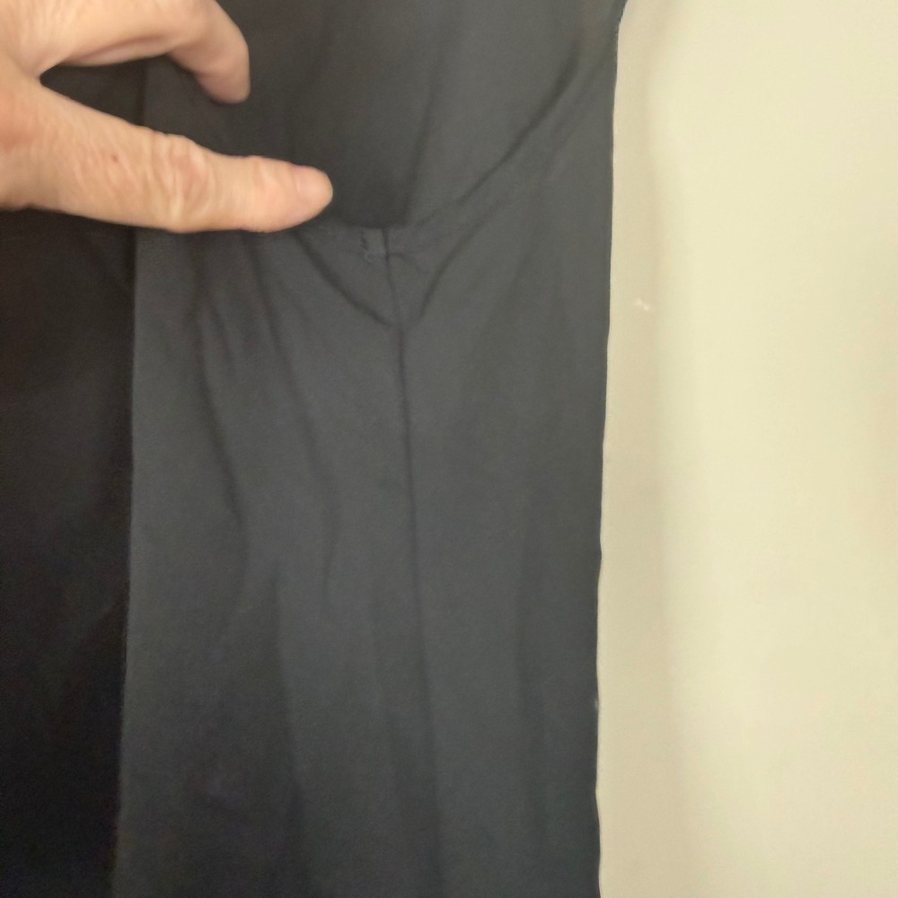 Living Doll Black Sheer Bow Detail Sleeveless Tank Medium - Picture 11 of 11
